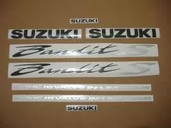 Suzuki GSF 600S 2001 red complete decals set
