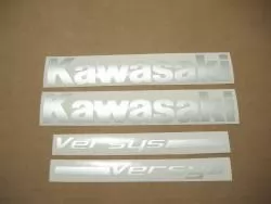 Kawasaki Versys KLE650 2007 black full stickers kit