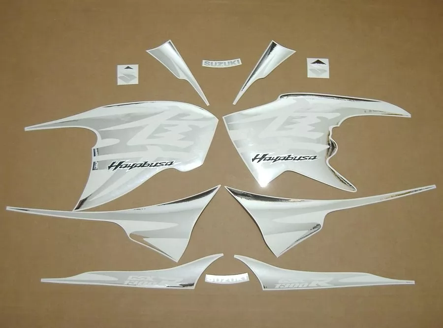 Suzuki Hayabusa 2014 chrome stickers set