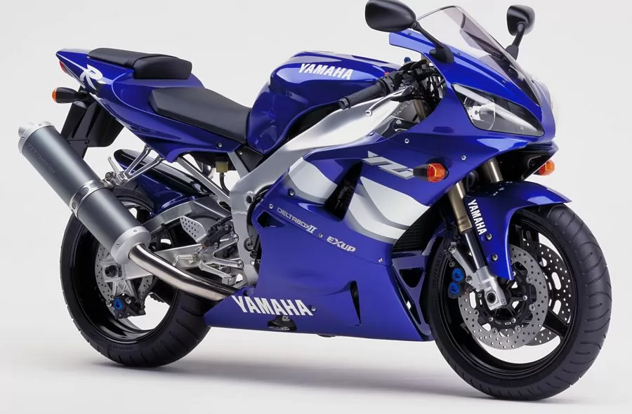 Yamaha R1 2000 RN04 5jj blue stickers