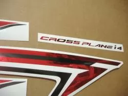 Yamaha R1 2009 14b red adhesives set
