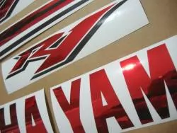 Yamaha R1 2009 RN22 14b red decals kit 