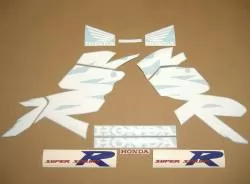 Honda 125R 2000 white complete sticker kit