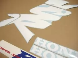 Honda NSR 125 2000 white labels graphics