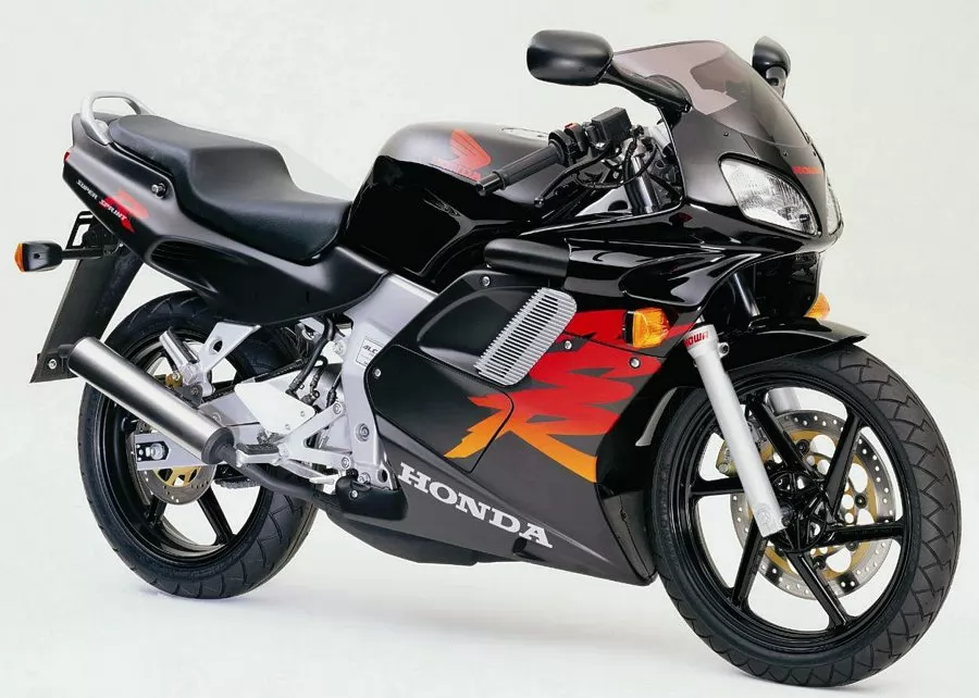 Honda 125R 2000 black logo graphics