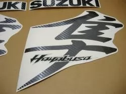 Suzuki Hayabusa custom carbon fiber look stickers set