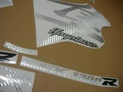 Suzuki Hayabusa gsx1300r k1 k2 grey carbon stickers kit