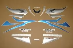 Honda cbr 600rr 2007 blue stickers kit 