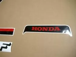 Honda cbx 750 rc17 1985 silver decals set