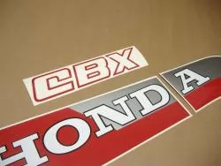 Honda cbx 750 rc17 1986 black decals kit