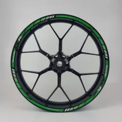 Kawasaki Ninja light reflective wheel stickers 