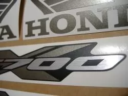 Honda NC700X 2013 silver adhesives set