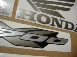 Honda NC700X 2015 red adhesives set