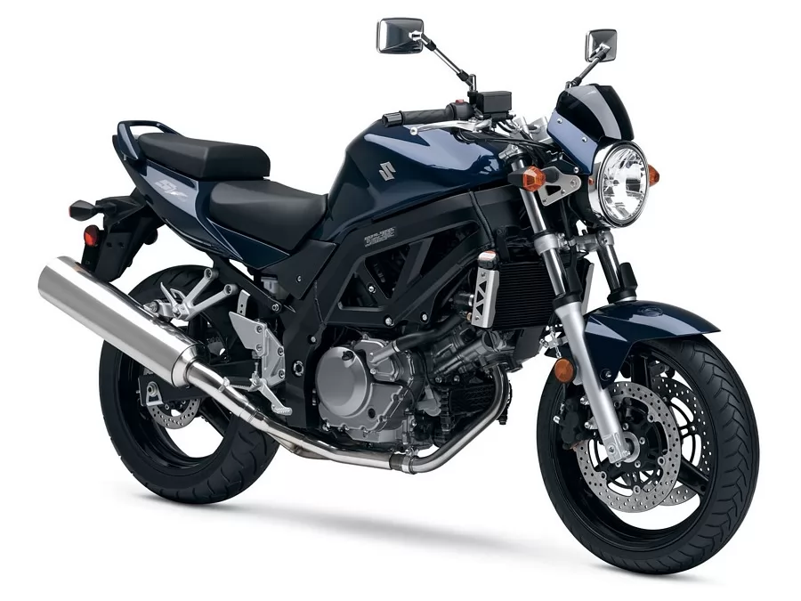 Suzuki SV650 2008 dark blue logo graphics